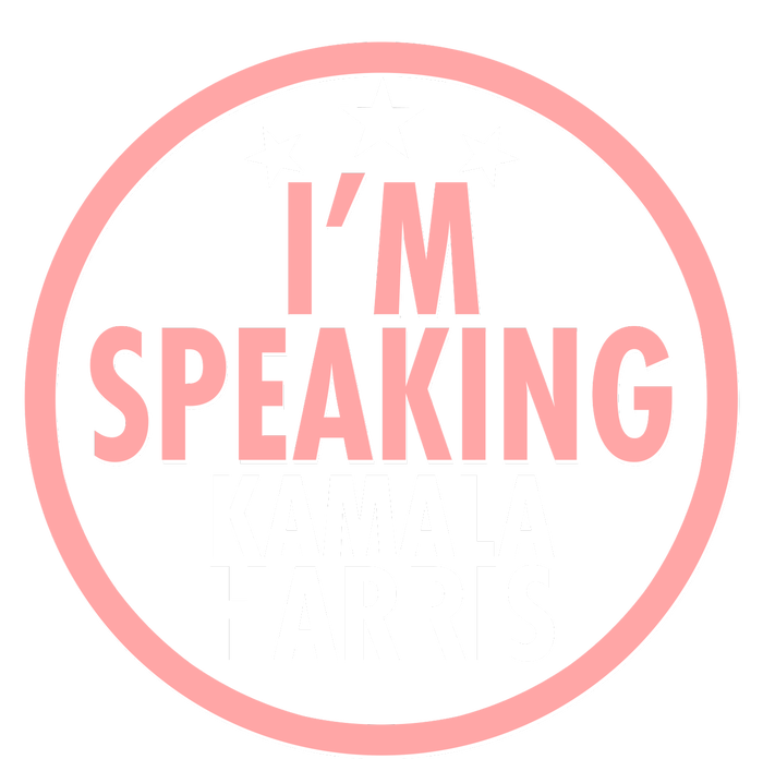 I'm Speaking Emblem Kamala Harris Madam Vice President Valucap Bio-Washed Visor